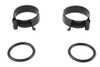 V-Twin - 35-0708 - Black Intake Manifold Clamp Set