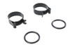 V-Twin - 35-0708 - Black Intake Manifold Clamp Set