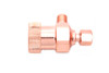 V-Twin - 35-0879 - Copper Fuel Strainer without Screen - Fits 1936-1949 Harley-Davidson W, EL, 1941-1949 FL, 1936-1949 G