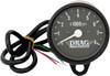  Drag Specialties - 2.4" Mini Electronic Tach Black/White - Fits 99-03 Twin Cam, 86-03 XL Models 