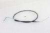 V-Twin - 36-0138 - Black Throttle Cable with 38 inch Casing and 90  Elbow Fitti