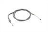 V-Twin - 36-0511 - Chrome Spiral Throttle Cable