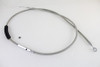V-Twin - 36-0557 - 79 inch Braided Stainless Steel Clutch Cable - Fits 1987-2006 Harley-Davidson FLST, FLT, FXST, FXSTC