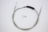 V-Twin - 36-0561 - 72.69 inch Braided Stainless Steel Clutch Cable