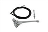 V-Twin - 36-0577 - Chrome Brake Handle Cable Kit - Fits 1965-1972 Harley-Davidson FL