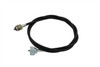 V-Twin - 36-0600 - 54-1/2 inch Black Speedometer Cable - Fits 1937-1961 Harley-Davidson G (Servi-car rear end)