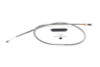 V-Twin - 36-0758 - 58.5 inch Braided Stainless Steel Clutch Cable