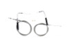V-Twin - 36-0856 - 34 inch Stainless Steel Throttle and Idle Cable Set