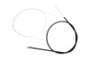 V-Twin - 36-0907 - 54 inch Replica Throttle or Spark Cable - Fits 1936-1948 Harley-Davidson G, UL, FL, WL, EL