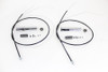 V-Twin - 36-1457 - Cable Kit for Throttle and Spark Controls - Fits 1937-1948 Harley-Davidson UL, 1936-1948 FL, WL, EL