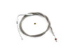 V-Twin - 36-1513 - 43.25 inch Braided Stainless Steel Throttle Cable