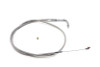 V-Twin - 36-1515 - 42.875 inch Braided Stainless Steel Idle Cable