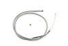 V-Twin - 36-1521 - 36.625 inch Stainless Steel Idle Cable V-Twin - 36-1521 - 36.625 inch Stainless Steel Idle Cable