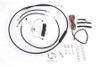 V-Twin - 36-1604 - 12 inch-14 inch Handlebar Cable and Brake Line Kit - Fits 2008-2013 Harley-Davidson FLHR (without ABS), 2008-2013 FLTR (without ABS)