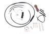 V-Twin - 36-1604 - 12 inch-14 inch Handlebar Cable and Brake Line Kit - Fits 2008-2013 Harley-Davidson FLHR (without ABS), 2008-2013 FLTR (without ABS)