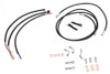 V-Twin - 36-1606 - 12 inch-14 inch Handlebar Cable and Brake Line Kit - Fits 2014-2015 Harley-Davidson FLHTC (without ABS), 2014-2015 FLHT (without ABS), 2014-2015 FLHX (without ABS), 2014-2015 FLHTCU (without ABS)