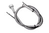 V-Twin - 36-2604 - 35 inch Cadmium Speedometer Cable - Fits 1971-1972 Harley-Davidson FX, 1962-1980 FL, 1980-1983 FX