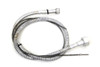 V-Twin - 36-2604 - 35 inch Cadmium Speedometer Cable - Fits 1971-1972 Harley-Davidson FX, 1962-1980 FL, 1980-1983 FX