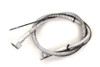 V-Twin - 36-2604 - 35 inch Cadmium Speedometer Cable - Fits 1971-1972 Harley-Davidson FX, 1962-1980 FL, 1980-1983 FX