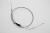 V-Twin - 36-8022 - 35 inch Braided Stainless Steel Throttle Cable - Fits 2002-2003 Harley-Davidson XL (883R), 1996-2003 XLH (883 Hugger and 1200)