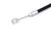 V-Twin - 36-8090 - 62.69 inch Black Vinyl Clutch Cable - Fits 1987-1999 Harley-Davidson FLT, FLST, FXST