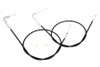 V-Twin - 36-8100 - 46.25 inch Throttle and Idle Cable Set