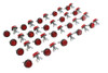 V-Twin - 37-0014 - License Plate Frame Reflector Set Red