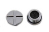 V-Twin - 37-0050 - Primary Cover Cap Set Chrome - Fits 1971-1976 Harley-Davidson XL