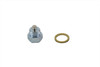 V-Twin - 37-0098 - Magnetic Oil Tank Drain Plug - Fits 1965-1984 Harley-Davidson FL, 1971-1984 FX