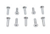 V-Twin - 37-0117 - Allen Flat Head Screws Chrome 5/16 inch x 1-1/4 inch
