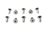 V-Twin - 37-0165 - Allen Flat Head Screws Chrome 5/16 inch x 3/4 inch