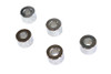 V-Twin - 37-0402 - Chrome Spacers 3/8 inch x 3/4 inch x 1/2 inch