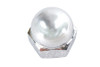 V-Twin - 37-0443 - Fork Triple Tree Stem Nut Acorn Type - Fits 1984-1999 Harley-Davidson FXST, 1948-1984 FL, FLH