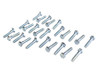 V-Twin - 37-0604 - Hex Cap Bolts Zinc 1/4 inch X 1-1/4 inch