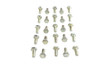 V-Twin - 37-0628 - Hex Cap Bolts Zinc 1/4 inch x 5/8 inch