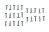 V-Twin - 37-0630 - Hex Cap Bolts Zinc 1/4 inch x 7/8 inch