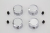 V-Twin - 37-1209 - Head Bolt Cover Set Chrome