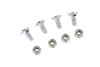V-Twin - 37-1507 - Chrome Bolt Set - Fits 1938-1947 Harley-Davidson UL, 1936-1940 EL, 1941-1957 FL
