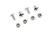 V-Twin - 37-1507 - Chrome Bolt Set - Fits 1938-1947 Harley-Davidson UL, 1936-1940 EL, 1941-1957 FL
