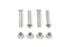 V-Twin - 37-1509 - Button Head Chrome Screw Set
