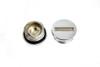 V-Twin - 37-7377 - Chrome Primary Cover Cap Set - Fits 1977-1984 Harley-Davidson XL
