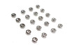 V-Twin - 37-8110 - Hex Nuts 1/4 inch-20 Chrome