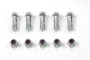 V-Twin - 37-8131 - Chrome Sprocket Bolt Set - Fits 1986-1998 Harley-Davidson FLST (spoke wheel), 1984-1998 FXST (spoke wheel), 1979-1990 XL (spoke wheel), 1973-1984 FL (spoke wheel), 1973-1984 FX (spoke wheel)