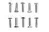 V-Twin - 37-8576 - Hex Cap Bolts Chrome 1/4 inch-28 X 1 inch