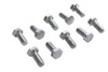 V-Twin - 37-8583 - Hex Cap Bolts Chrome 5/16 inch x 3/4 inch