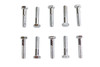 V-Twin - 37-8587 - Hex Cap Bolts Chrome 5/16 inch x 1-1/2 inch