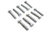 V-Twin - 37-8600 - Hex Cap Bolts Chrome 1/2 inch x 2-1/4 inch