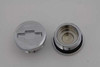 V-Twin - 37-8690 - Primary Cover Cap Set Chrome - Fits 1986-1990 Harley-Davidson XL