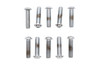 V-Twin - 37-8729 - Allen Button Head Screws Chrome 1/4 inch X 1 inch