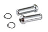 V-Twin - 37-8823 - Socket Lever Pin Set Chrome - Fits 1986-2014 Harley-Davidson FLST, 1991-2014 FXD, 1982-2007 FLT, 1984-2014 FXST, 1982-2003 XL, 1984-1994 FXR